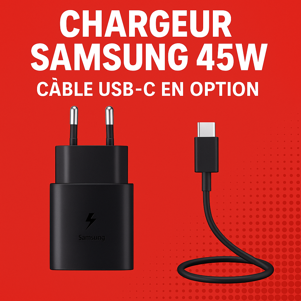 Chargeur Samsung 45W